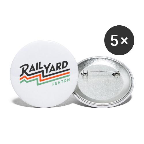 Full Color Railyard Logo - Buttons large 2.2'' (5-pack)
