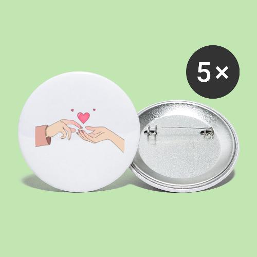 Valentine’s Touch - Buttons large 2.2'' (5-pack)