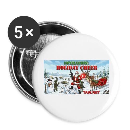 santa shop - Buttons large 2.2'' (5-pack)