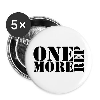 one more rep1 - Buttons large 2.2'' (5-pack) - white