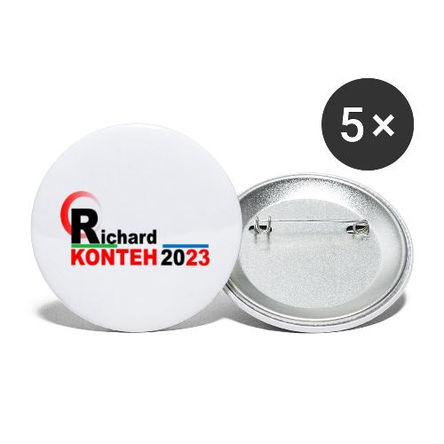 Dr. Richard Konteh 2023 - Buttons large 2.2'' (5-pack)