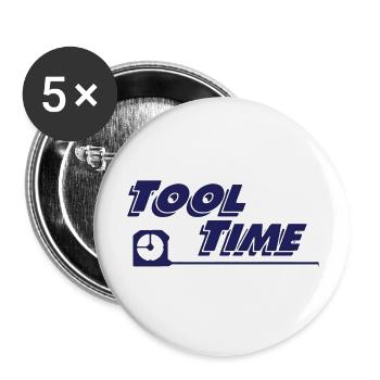 tool time - Buttons large 2.2'' (5-pack) - white