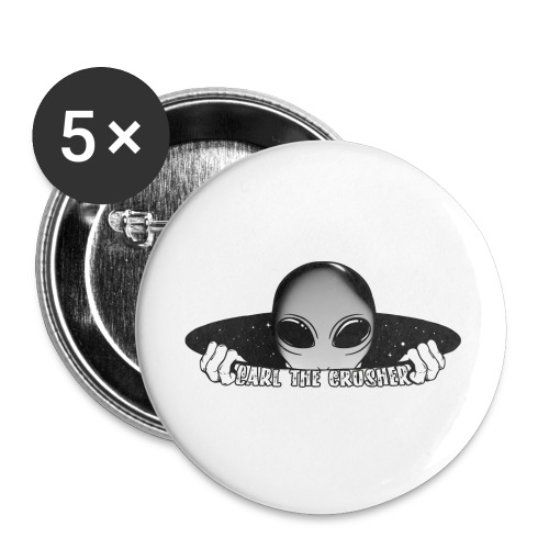 Coming Through Clear - Carl the Crusher - Buttons large 2.2'' (5-pack)