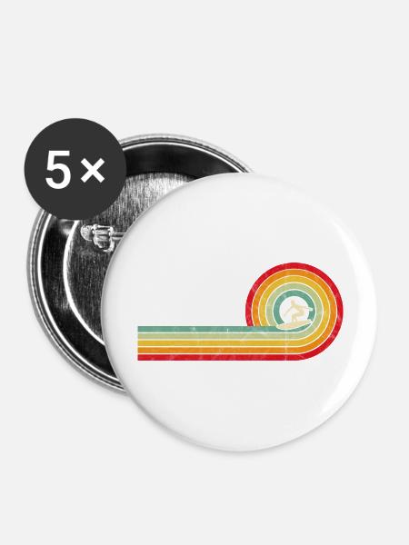 Surfing Surf Sport - Buttons large 2.2'' (5-pack) - white