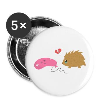Some Love Is Not Meant To Be Broken Hearted - Buttons large 2.2'' (5-pack) - white