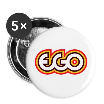 ego 60s 70s - Buttons large 2.2'' (5-pack) - white