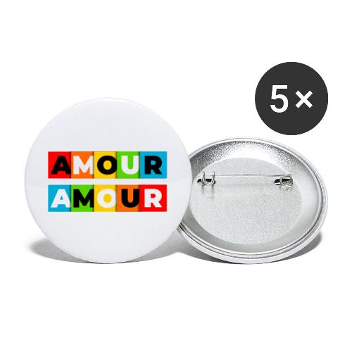 Love in Colour - Buttons large 2.2'' (5-pack)