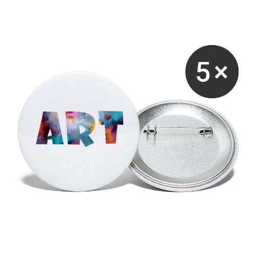 Art in Color - Buttons large 2.2'' (5-pack)