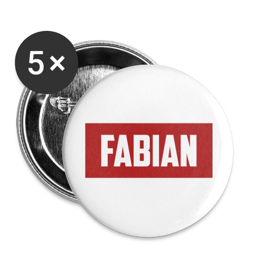 Fabian Logo - Buttons large 2.2'' (5-pack)