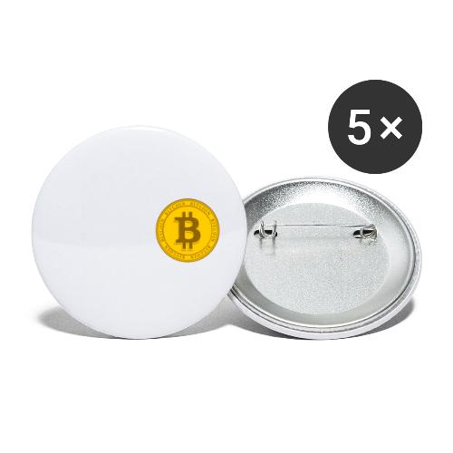 Ways To Better BITCOIN SHIRT STYLE - Buttons large 2.2'' (5-pack)
