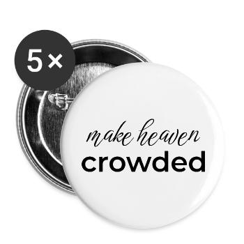 Message of wisdom (religious quotes) - Buttons large 2.2'' (5-pack) - white