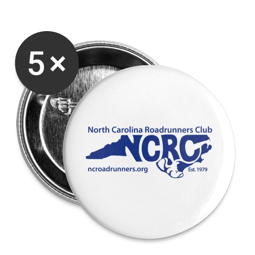 NCRC Blue Logo3 - Buttons large 2.2'' (5-pack)