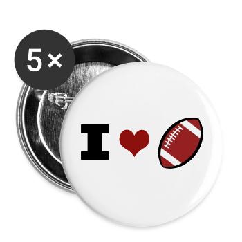 Rug girl - Buttons large 2.2'' (5-pack) - white