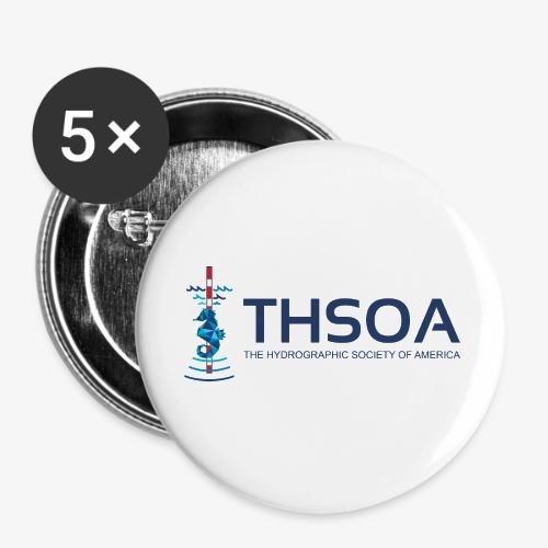 Geometric Seahorse THSOA color - Buttons large 2.2'' (5-pack)