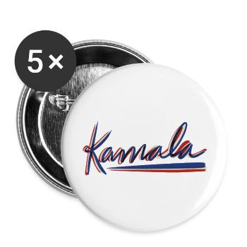 Kamala 2024 - Buttons large 2.2'' (5-pack) - white