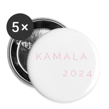 Kamala 2024 - Buttons large 2.2'' (5-pack) - white