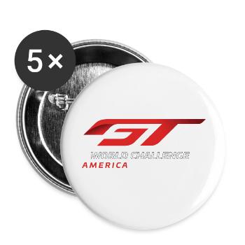 GT World Challenge - Buttons large 2.2'' (5-pack) - white