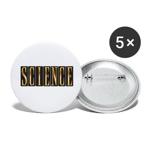 Science: Think. Test. Repeat. - Buttons large 2.2'' (5-pack)