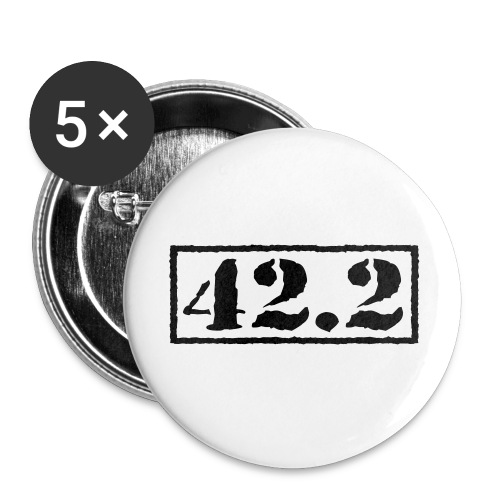 Top Secret 42.2 - Buttons large 2.2'' (5-pack)