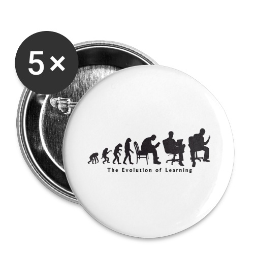 Learning_Evolution - Buttons large 2.2'' (5-pack)