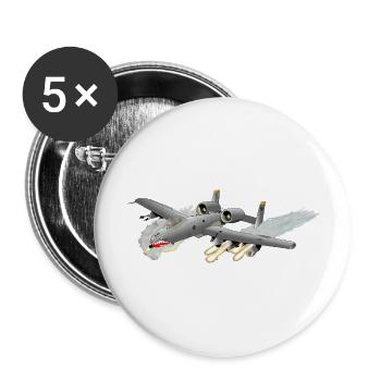 USAF A10 in the Attack AC Only X 300 - Buttons large 2.2'' (5-pack) - white