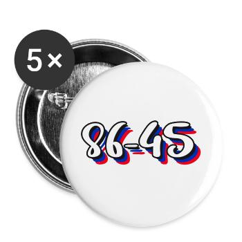 DESIGN8645 Red White And Blue - Buttons large 2.2'' (5-pack) - white