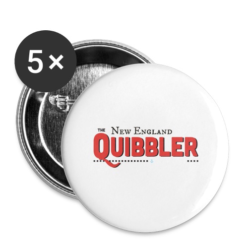 The New England Quibbler - Buttons large 2.2'' (5-pack)