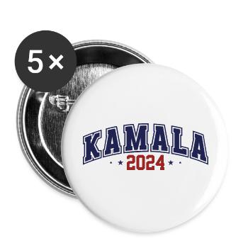 Kamala 2024 - Buttons large 2.2'' (5-pack) - white