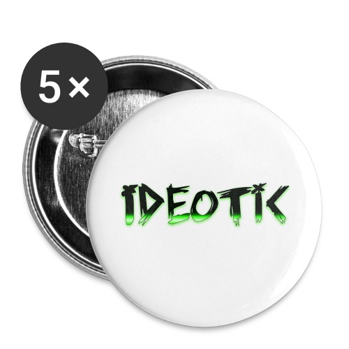 Kryptonite Ideotic Logo - Buttons large 2.2'' (5-pack)
