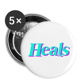 pangina heals - Buttons large 2.2'' (5-pack) - white