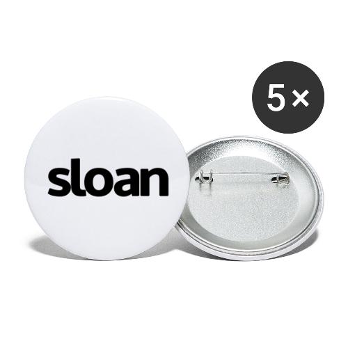 name sloan - Buttons large 2.2'' (5-pack)
