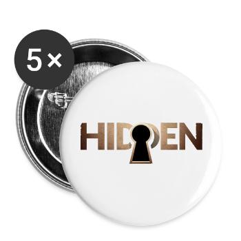 Hidden Depths | Inner Secrets - Buttons large 2.2'' (5-pack) - white