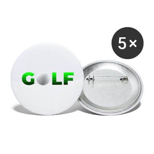 Golf Precision Wordmark - Buttons large 2.2'' (5-pack)