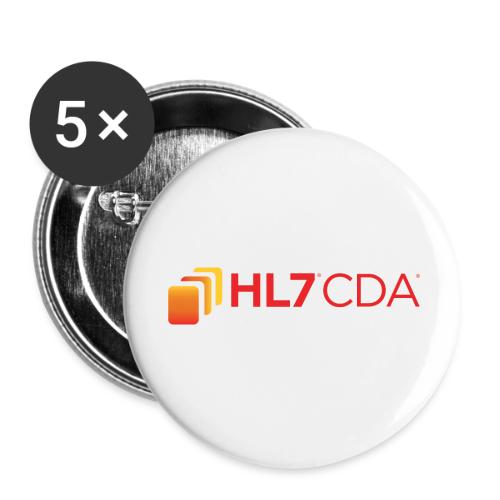 HL7 CDA Logo - Buttons large 2.2'' (5-pack)