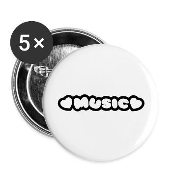music___f1 - Buttons large 2.2'' (5-pack) - white