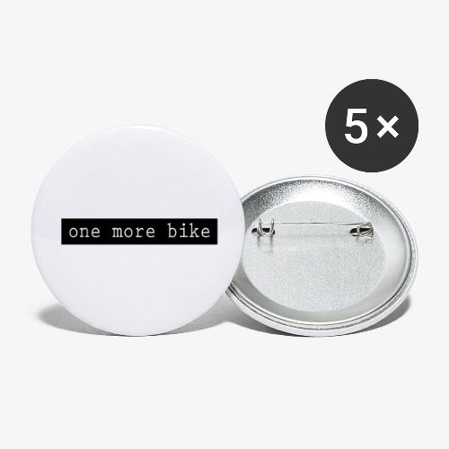 One More Bike - Buttons large 2.2'' (5-pack)