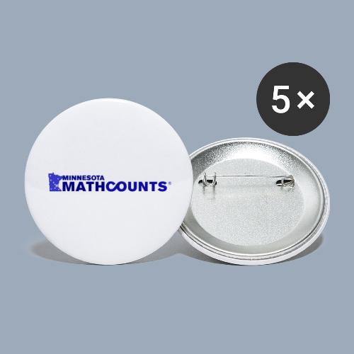 MATHCOUNTS blue - Buttons large 2.2'' (5-pack)