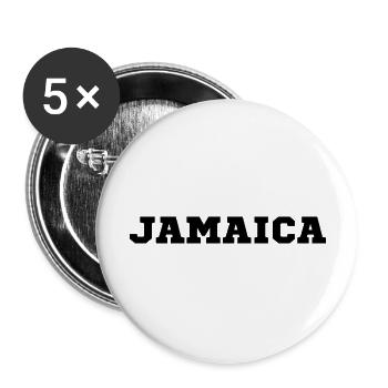 JAMAICA - Buttons large 2.2'' (5-pack) - white