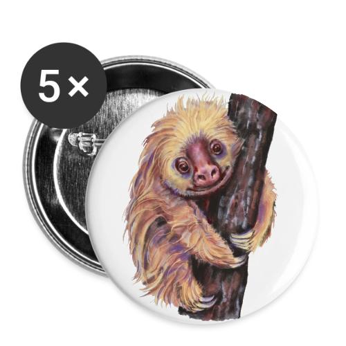 Sloth - Buttons large 2.2'' (5-pack)