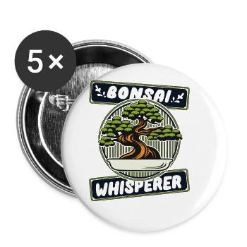 Bonsai Whisperer Bonsai Pots Penjing Indoor - Buttons large 2.2'' (5-pack) - white