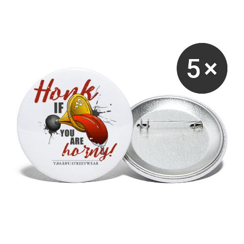 Honk if you are horny - Buttons large 2.2'' (5-pack)