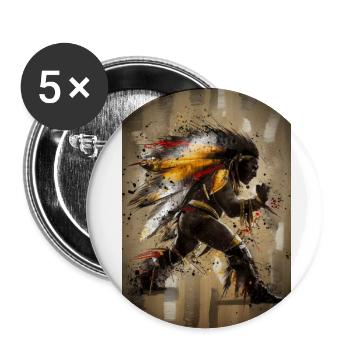 Guardian of the Tribe - Buttons large 2.2'' (5-pack) - white