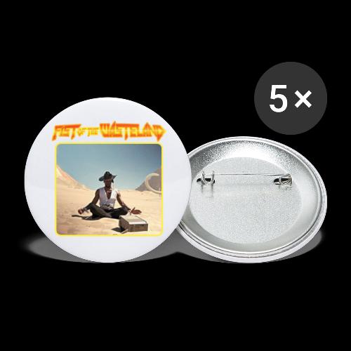 Fist Meditates - Buttons large 2.2'' (5-pack)