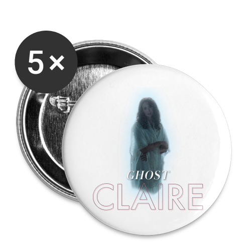 Ghost Claire - Buttons large 2.2'' (5-pack)