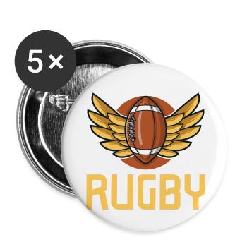 You Cant Stop Rug - Buttons large 2.2'' (5-pack) - white