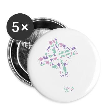 He Is Risen Jesus Christ Religious Religion - Buttons large 2.2'' (5-pack) - white