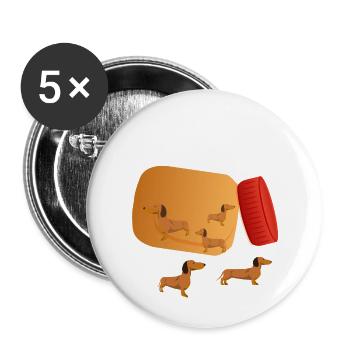 My Happy Pills - Buttons large 2.2'' (5-pack) - white