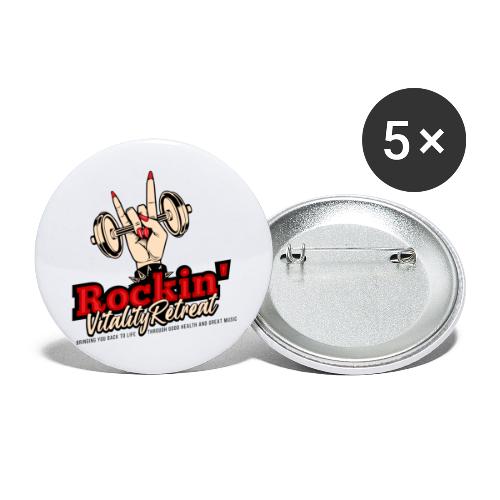 Rockin Vitality Retreat - Buttons large 2.2'' (5-pack)