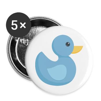 Duckie Collections - Buttons large 2.2'' (5-pack) - white