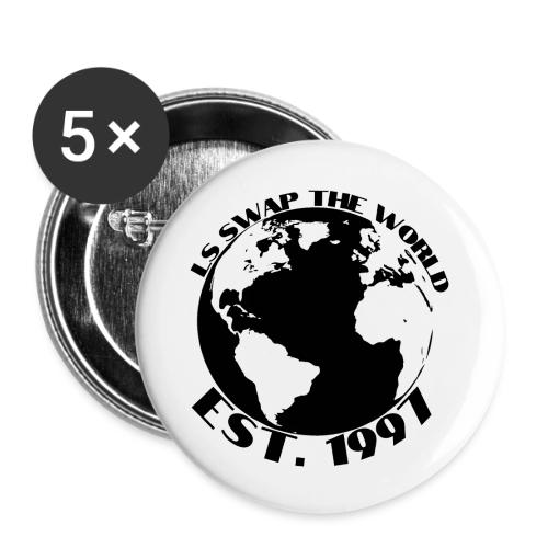LS SWAP THE WORLD Est. 1997 - Buttons large 2.2'' (5-pack)